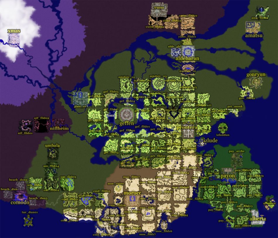 ragnarok online map flags